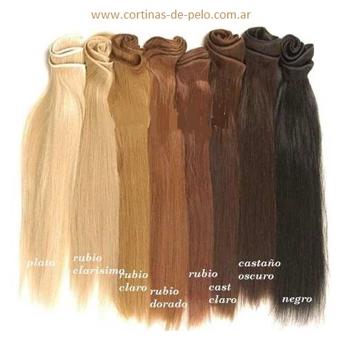 colocacion cortinas de pelo, colores de pelo